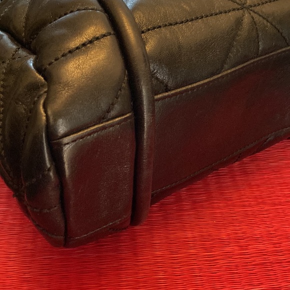 FURLA Genuine Italian Leather, Quilted with Small Tubular Handle - Picture 7 of 17